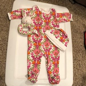 Vera Bradley 3 pc layette set